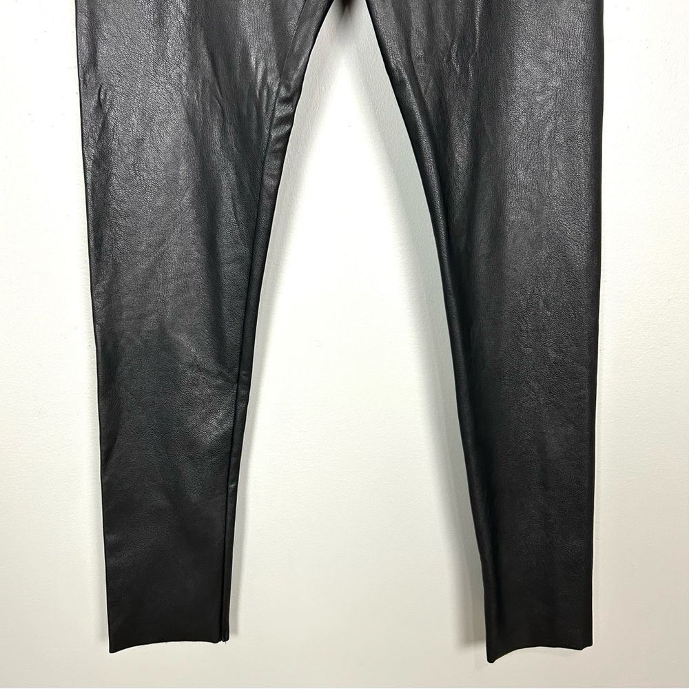 Commando Perfect Control Faux Leather Leggings Women’s Size L Smoothing Black - Picture 4 of 7